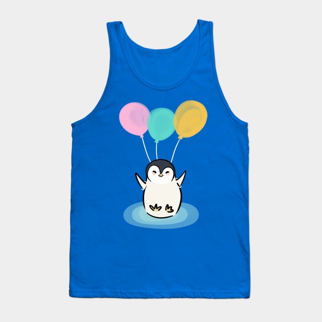 Flying Penguin Tank Top by Genesis